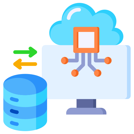 edge computing Generic color fill icona