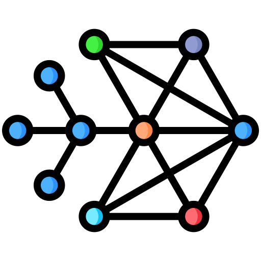neuraal netwerk Generic color lineal-color icoon