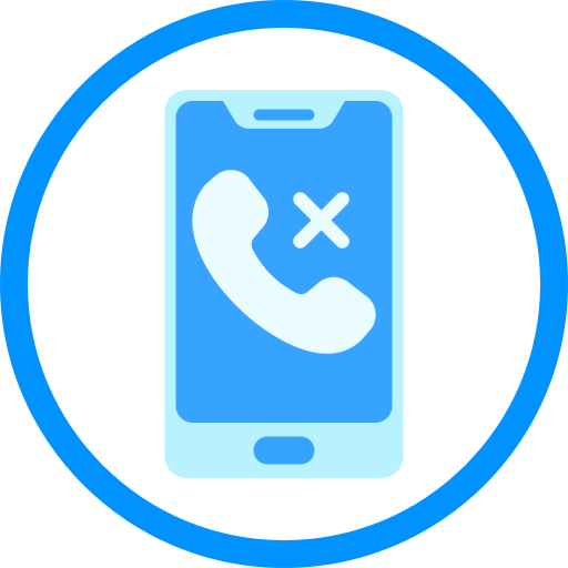 Phone call end Generic color fill icon