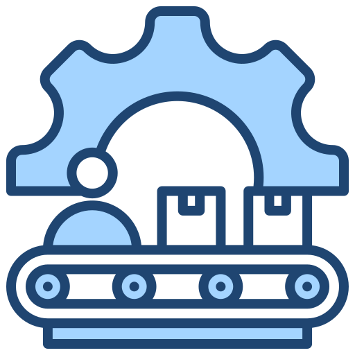 Production line Generic color lineal-color icon