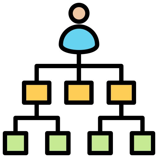 organização Generic color lineal-color Ícone