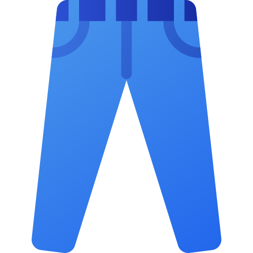 długie spodnie Generic gradient fill ikona