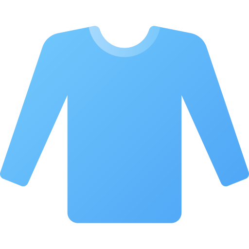 Long sleeved shirt Generic gradient fill icon