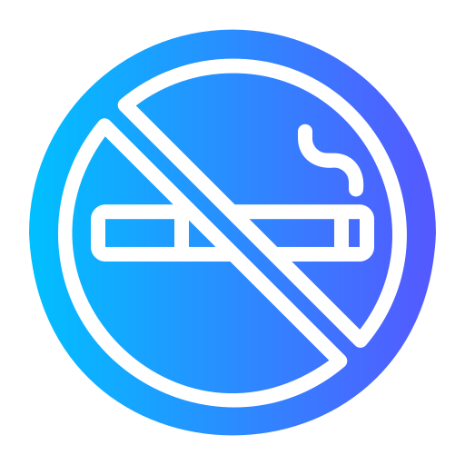 rauchen sie nicht Generic gradient fill icon