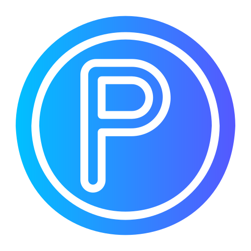 Parking sign Generic gradient fill icon