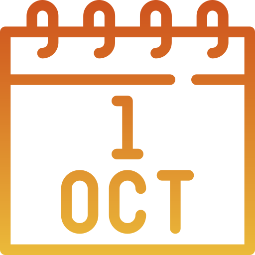 octobre Generic gradient outline Icône