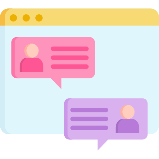 online-diskussion Generic color fill icon