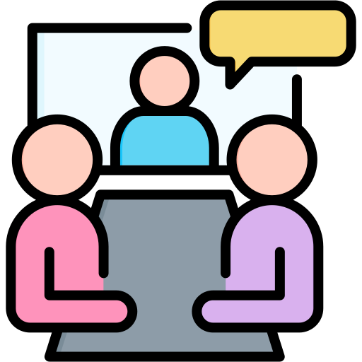 Video conference Generic color lineal-color icon