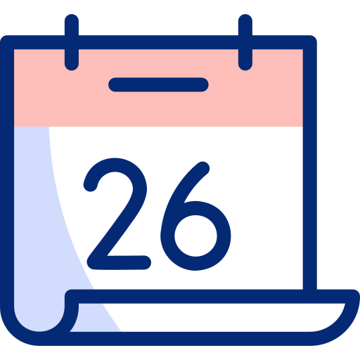 Calendar Basic Accent Lineal Color icon
