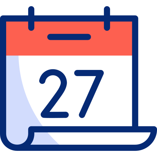 Calendar Basic Accent Lineal Color icon