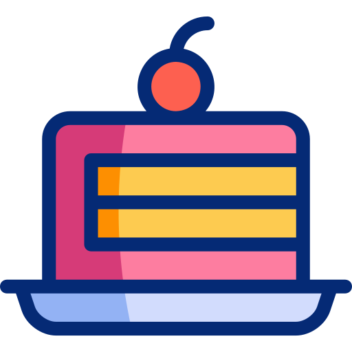 kuchen Basic Accent Lineal Color icon