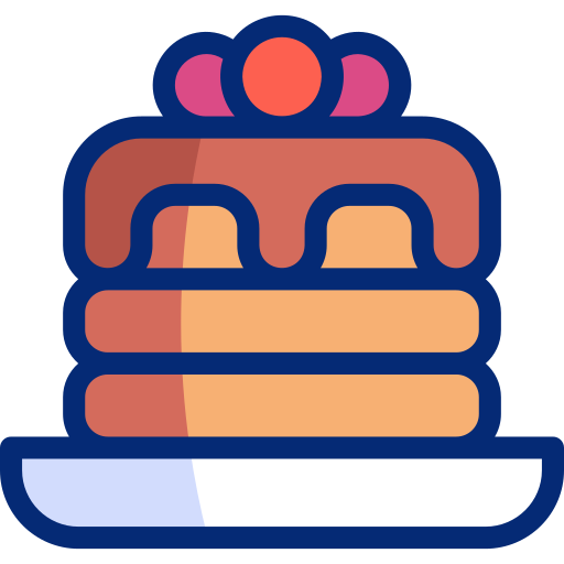 pfannkuchen Basic Accent Lineal Color icon