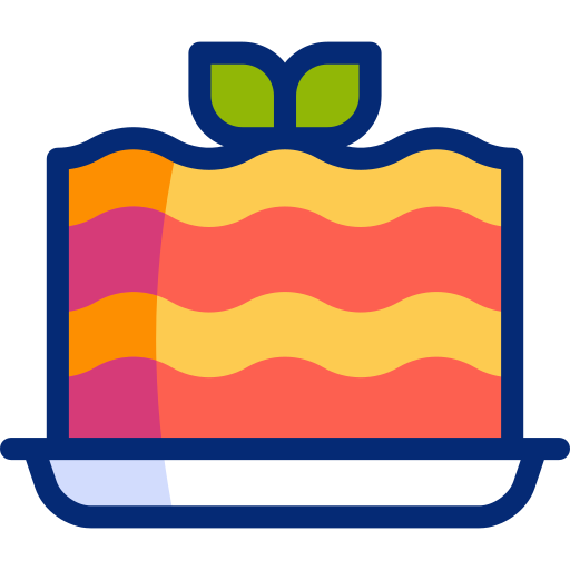 ラザニア Basic Accent Lineal Color icon