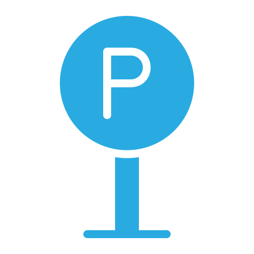 駐車標識 Generic color fill icon