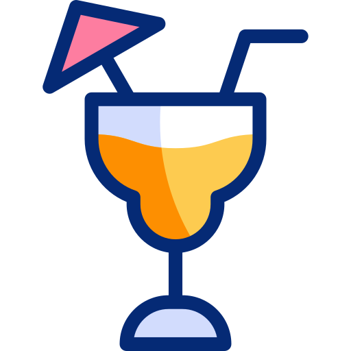 cocktail Basic Accent Lineal Color icon