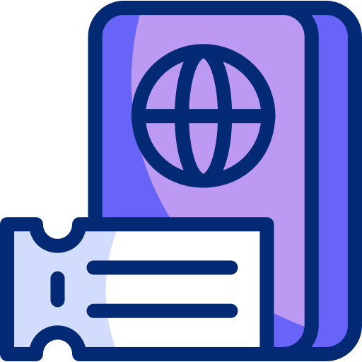 パスポート Basic Accent Lineal Color icon