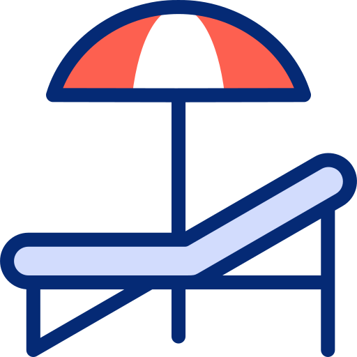 tumbona Basic Accent Lineal Color icono
