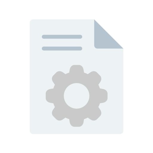 configuración del documento Generic color fill icono