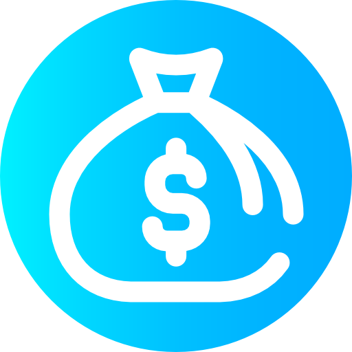 bolsa de dinero Super Basic Omission Circular icono