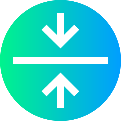 Center align Super Basic Straight Circular icon