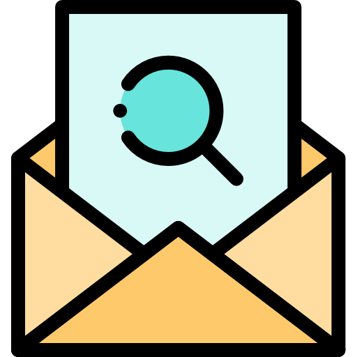 mail Detailed Rounded Lineal color icon