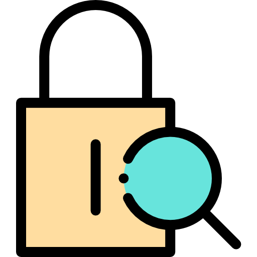 ロック Detailed Rounded Lineal color icon
