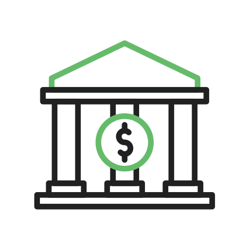 Банк Generic color outline иконка