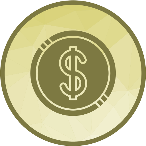 Dollar coin Generic color lineal-color icon