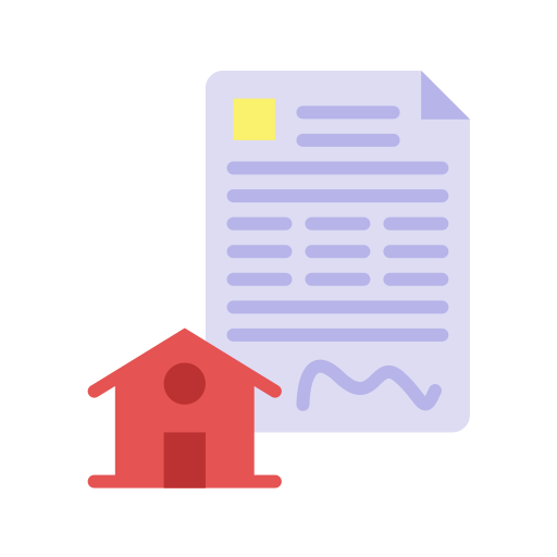 Mortgage loan Generic color fill icon