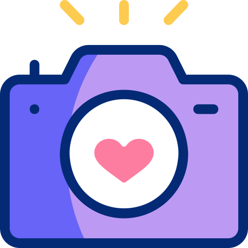 カメラ Basic Accent Lineal Color icon