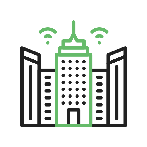 Smart city Generic color outline icon