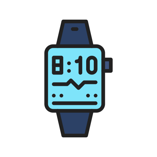 smartwatch Generic color lineal-color icon