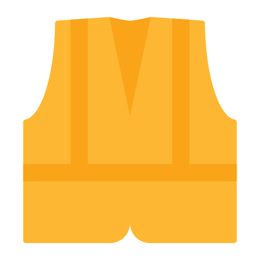 Safety vest Generic color fill icon