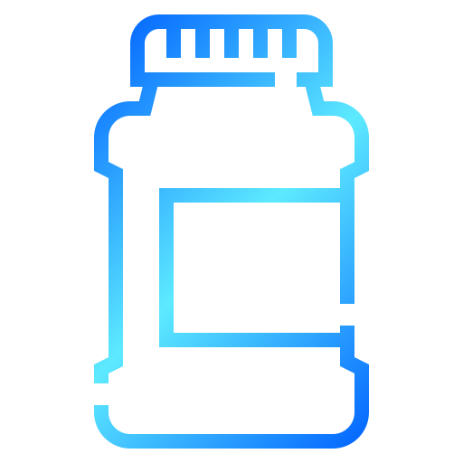 Pill bottle Generic gradient outline icon