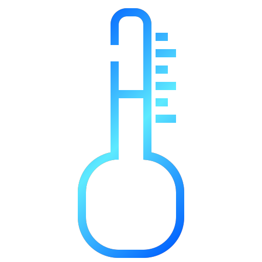 temperatuur Generic gradient outline icoon