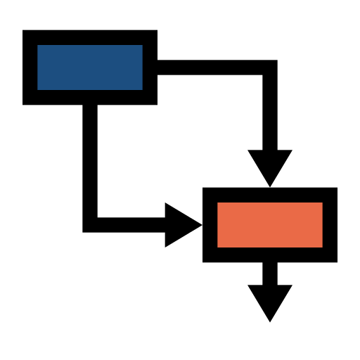 fluxograma Generic color lineal-color Ícone
