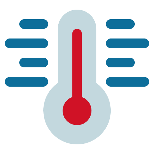 temperatura Generic color fill icona