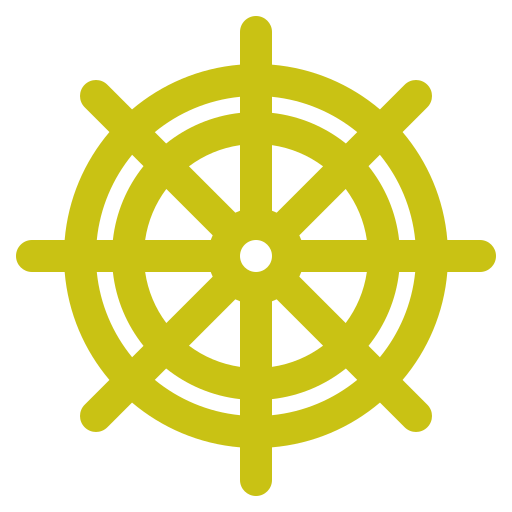 roda de barco Generic color outline Ícone