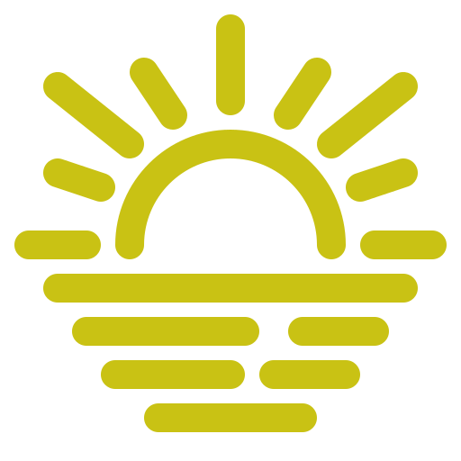 pôr do sol Generic color outline Ícone