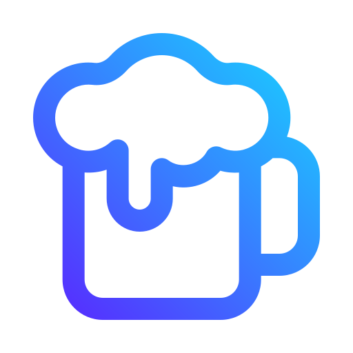 Beer mug Generic gradient outline icon