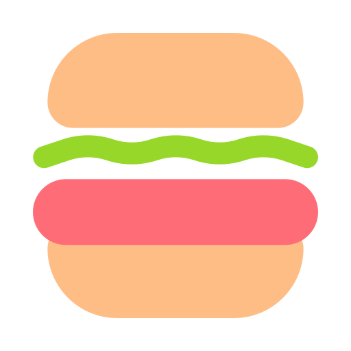 ハンバーガー Generic color fill icon