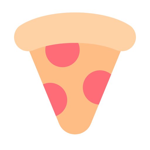 kawałek pizzy Generic color fill ikona