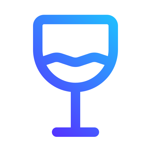 와인 잔 Generic gradient outline icon