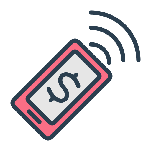 Contactless payment Generic color lineal-color icon