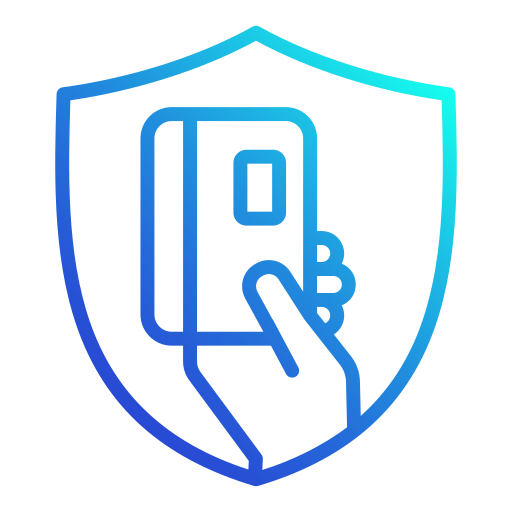 Payment security Generic gradient outline icon