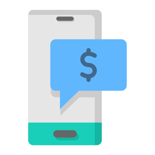 Mobile payment Generic color fill icon