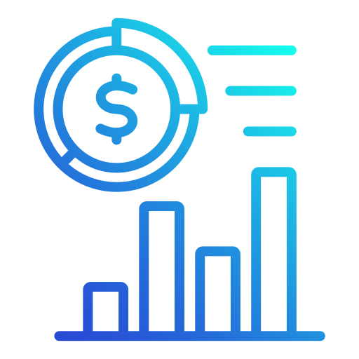 Financial analysis Generic gradient outline icon