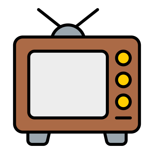 Tv Generic color lineal-color icon