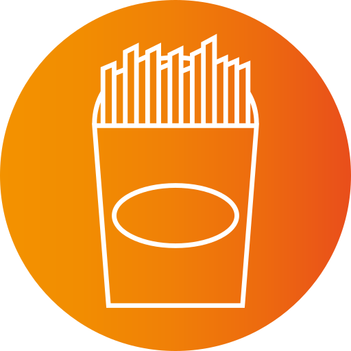 pommes-frites-box Generic gradient fill icon
