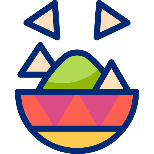 Nachos Basic Accent Lineal Color icon
